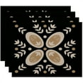 thumbnail image 1 of Simply Daisy 18" x 14" Tradition Geometric Print Placemats, Set of 4, 1 of 2