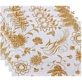thumbnail image 1 of Simply Daisy 18" x 14" Traditional Bird Floral Floral Print Placemats, Set of 4, 1 of 1
