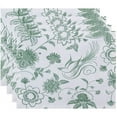 thumbnail image 1 of Simply Daisy 18" x 14" Traditional Bird Floral Floral Print Placemats, Set of 4, 1 of 1