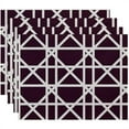 thumbnail image 1 of Simply Daisy 18" x 14" Trellis Geometric Print Placemat, 1 of 1