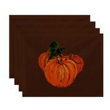 Simply Daisy 18" x 14" Tres Calabazas Holiday Print Placemat