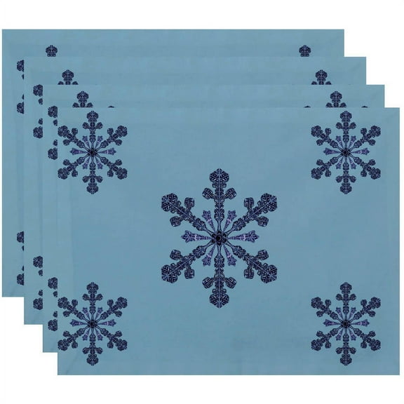 Simply Daisy 18" x 14" Vail Holiday Print Placemat