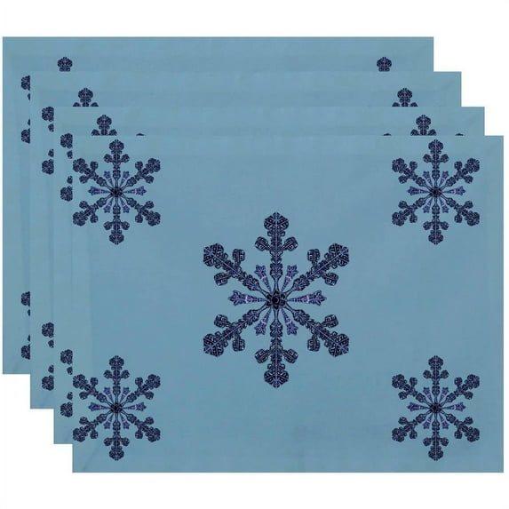Simply Daisy 18" x 14" Vail Holiday Print Placemat