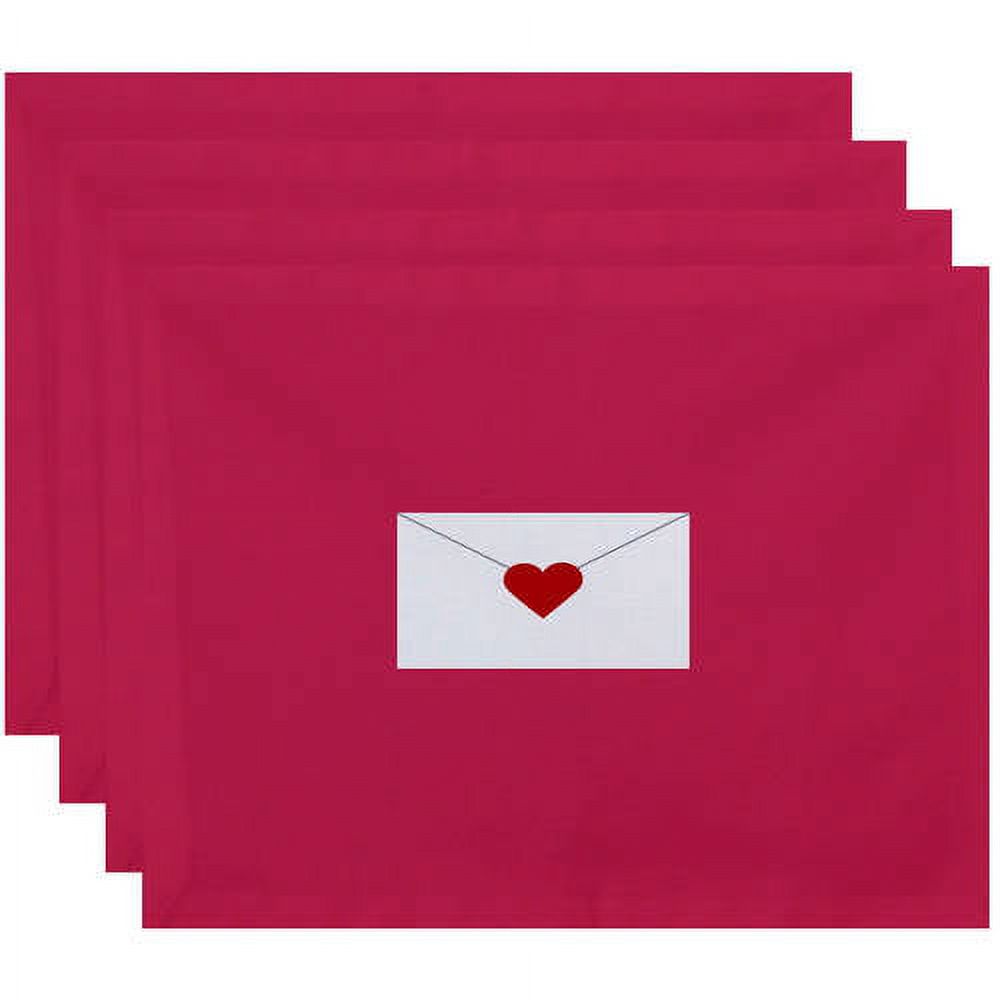 Simply Daisy 18" x 14" Valentine Print Placemat