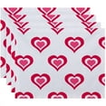 thumbnail image 1 of Simply Daisy 18" x 14" Valentine Print Placemats, Set of 4, 1 of 1