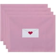 thumbnail image 1 of Simply Daisy 18" x 14" Valentine Print Placemats, Set of 4, 1 of 1