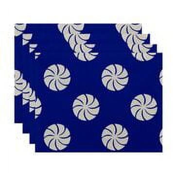 Simply Daisy 18" x 14" Whirl of the Season Holiday Geometric Print Placemat