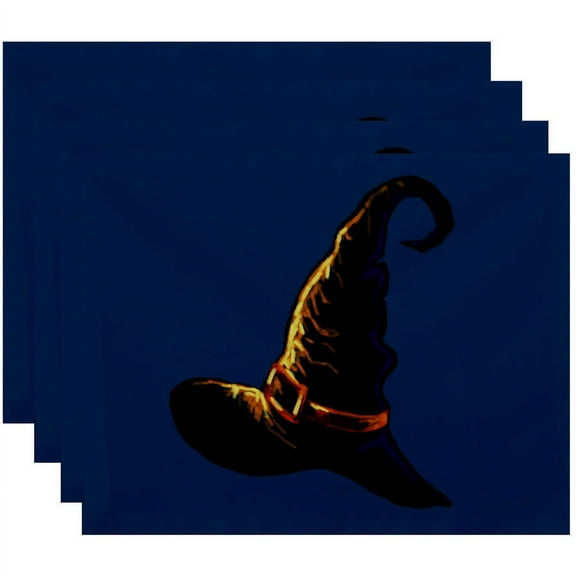 Simply Daisy 18" x 14" Witchcraft Holiday Print Placemats, Set of 4