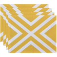 thumbnail image 1 of Simply Daisy 18" x 14" "X" Marks the Spot Stripes Print Placemat, 1 of 1