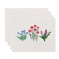 thumbnail image 1 of Simply Daisy, 18 x 14 inch, Flower Trio Placemat (set of 4), Light Blue, 1 of 2