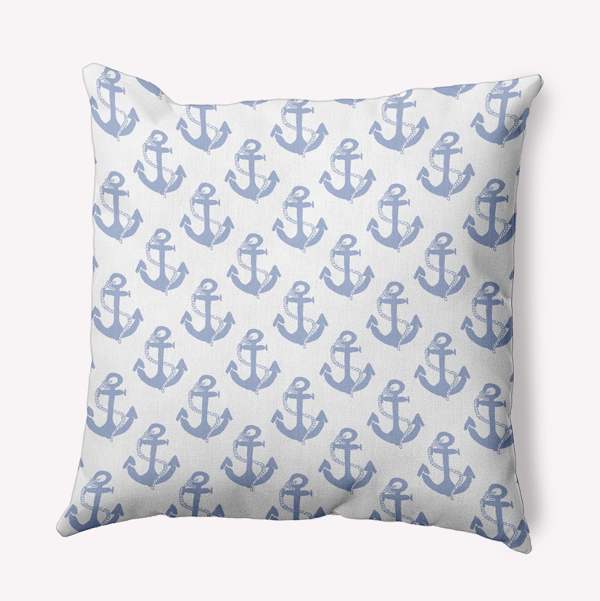 Simply Daisy 18" x 18" Anchor Pattern Decorative Throw Pillow, Peri (1 count)