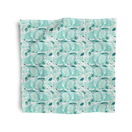Simply Daisy 18" x 18" Aqua Fishwich Napkins, Set of 4