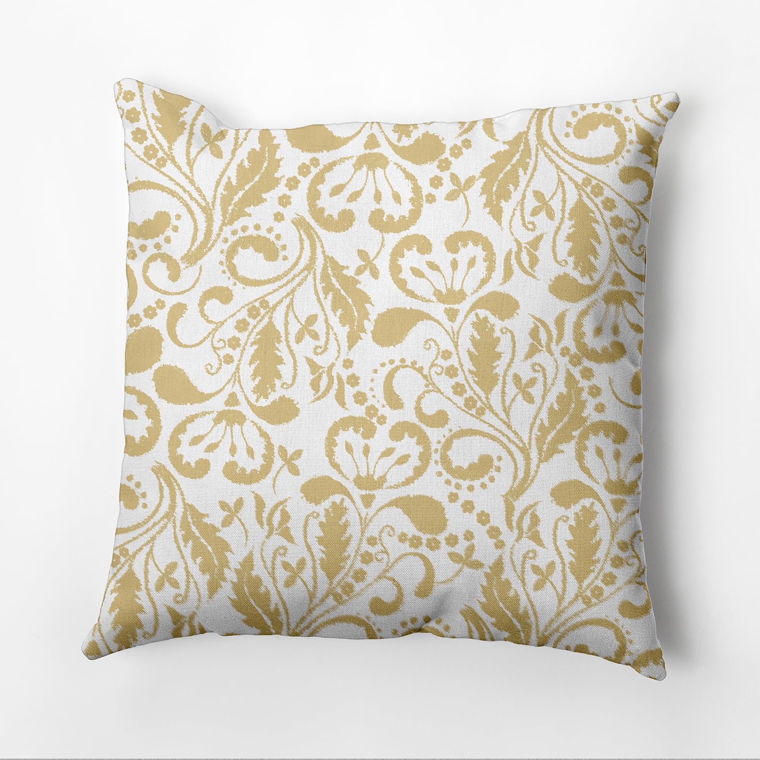 Simply Daisy 18" x 18" Aurora Polyester Indoor/Outdoor Throw Pillow, Yellow
