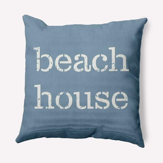 Simply Daisy 18" x 18" Beach House Nautical Decorative Indoor Pillow