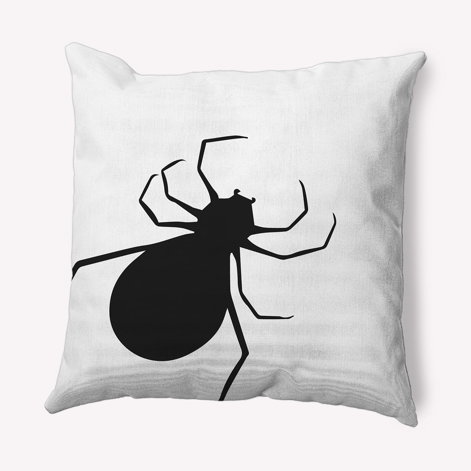 Simply Daisy 18" x 18" Big Spider Decorative Throw Pillow, White