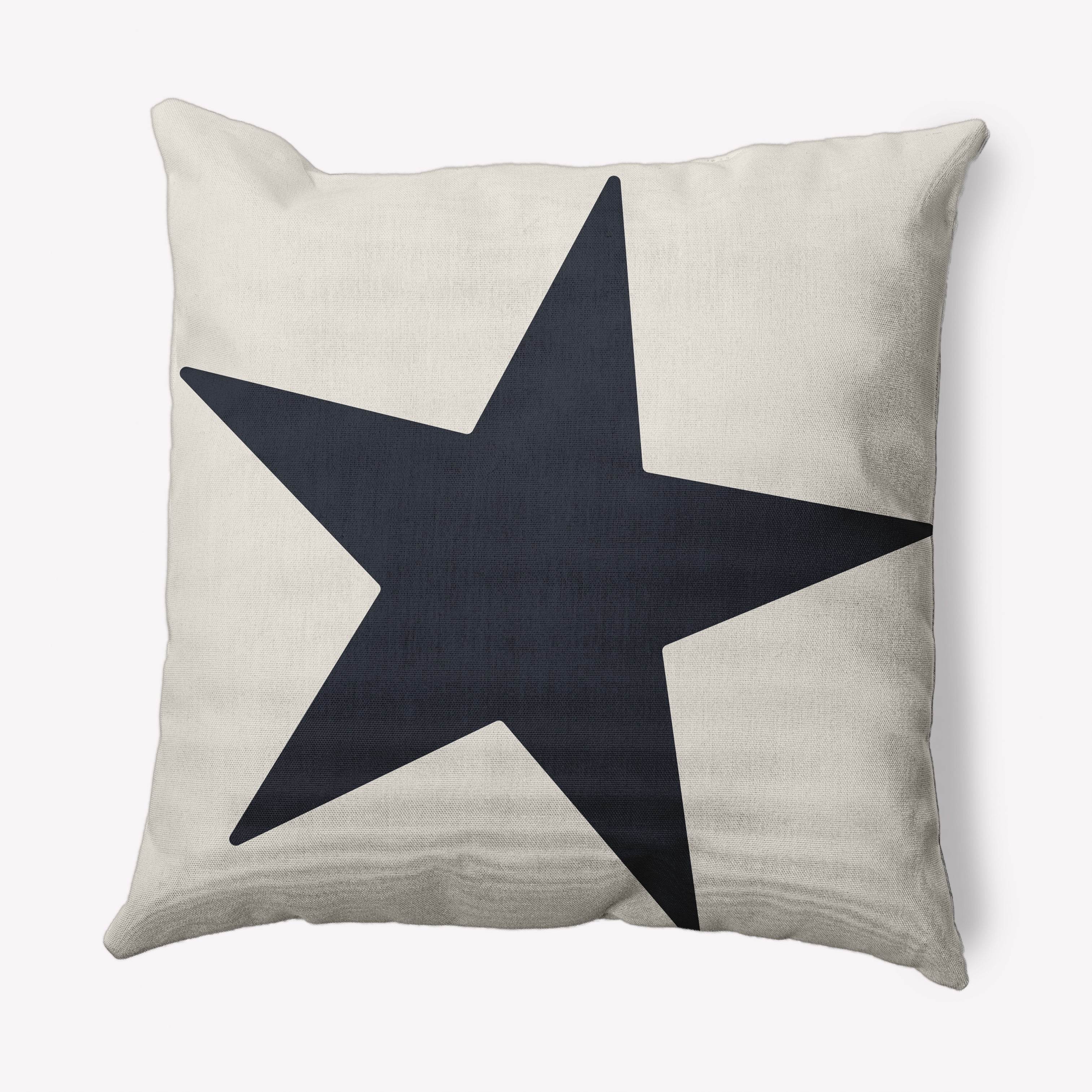 Simply Daisy 18" x 18" Big Star Nautical Decorative Indoor Pillow