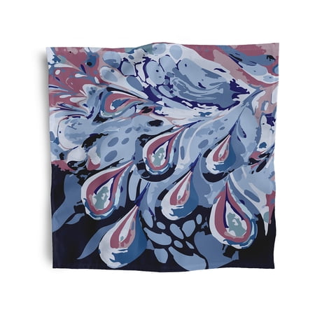 Simply Daisy 18" x 18" Blue Boho Splash Napkins, Set of 4