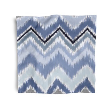 Simply Daisy 18" x 18" Blue Chevron Rug Napkins, Set of 4