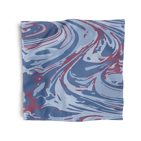 Simply Daisy 18" x 18" Blue Marble Blend Napkins, Set of 4
