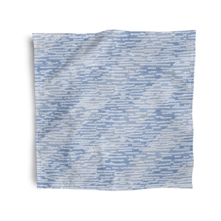Simply Daisy 18" x 18" Blue Marled Knit Stripe Napkins, Set of 4