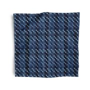 Simply Daisy 18" x 18" Blue Plaid Napkins, Set of 4