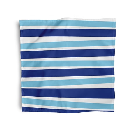 Simply Daisy 18" x 18" Blue Stripes Napkins, Set of 4