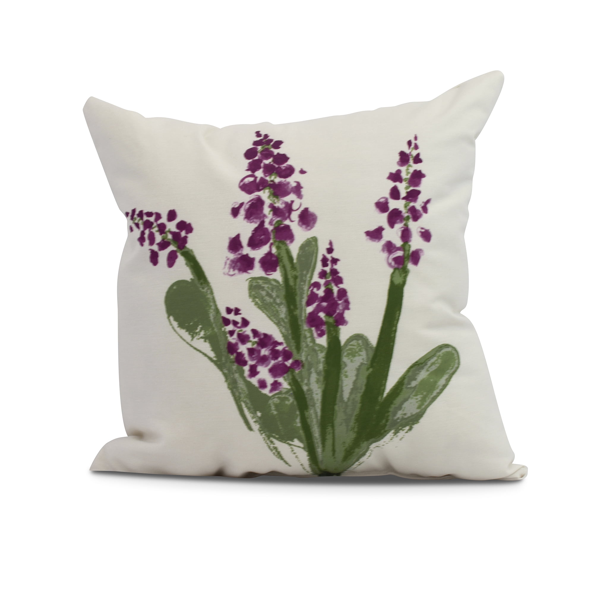 Simply Daisy, 18" x 18" Bluebell Outdoor Pillow, Purple