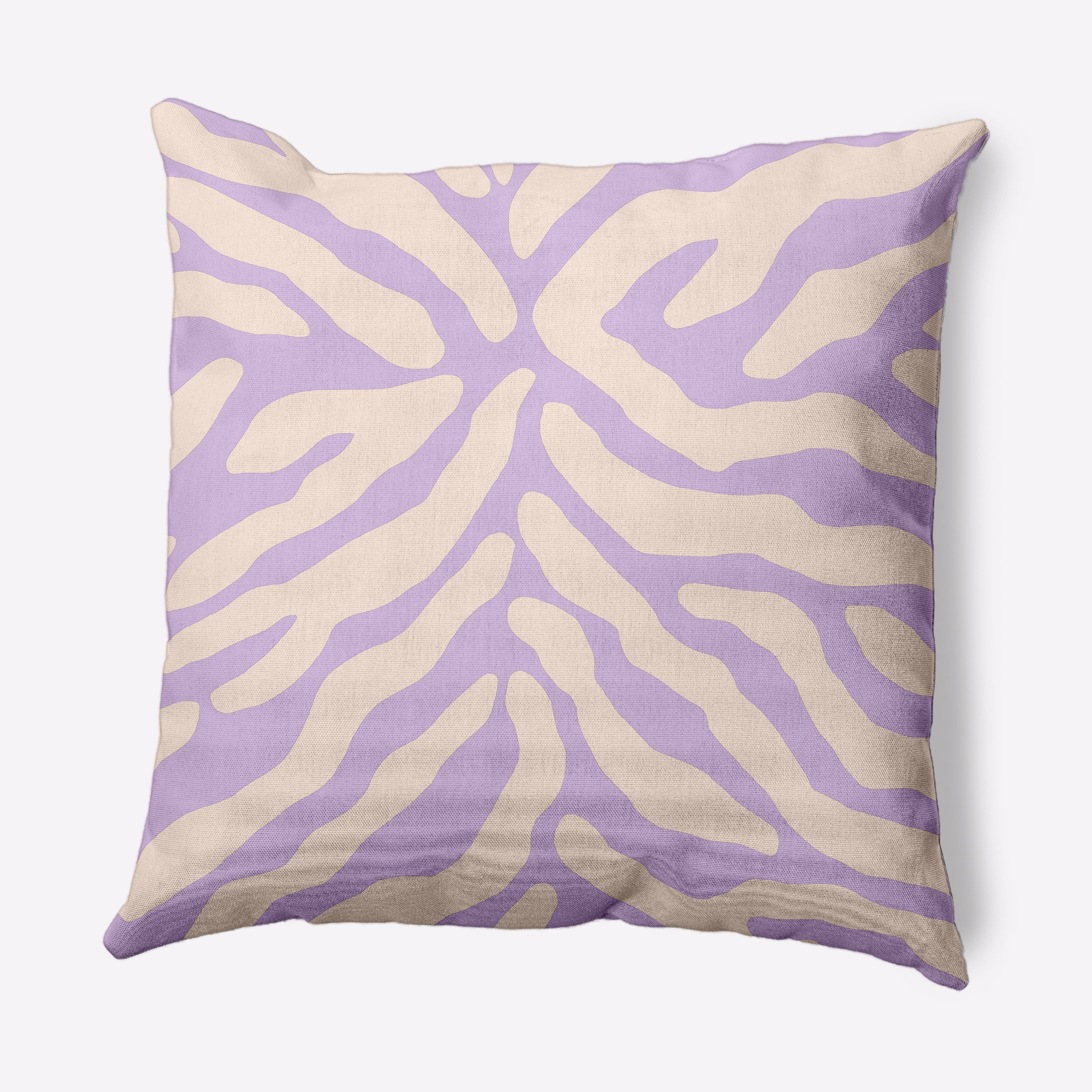 Simply Daisy 18" x 18" Contemporary Pink Polyester Throw Pillow