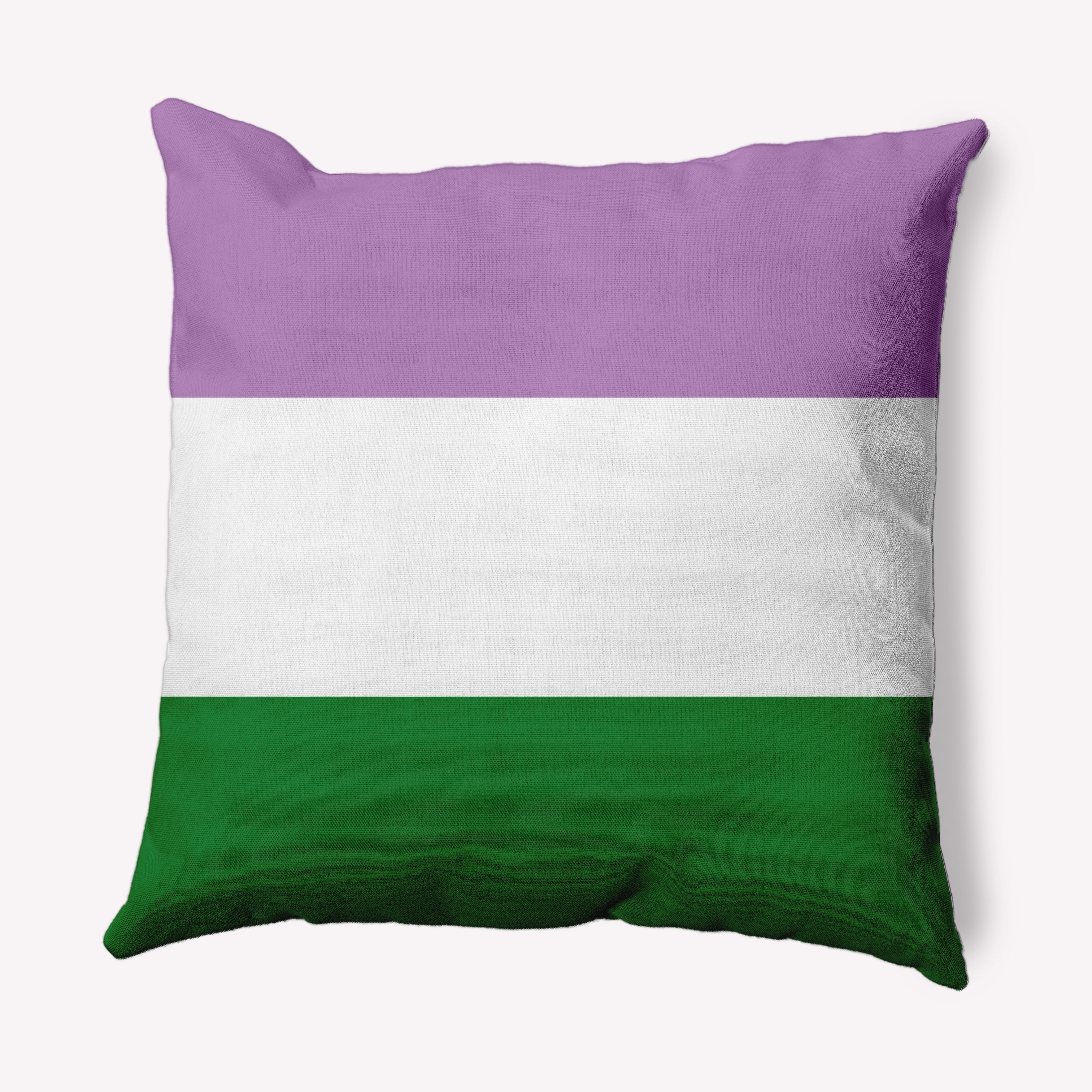 Simply Daisy 18" x 18" Contemporary Pride Day Polyester Throw Pillow