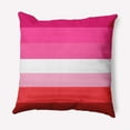 thumbnail image 1 of Simply Daisy 18" x 18" Contemporary Stripes Pride Day Polyester Throw Pillow, 1 of 3