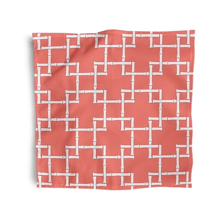 Simply Daisy 18" x 18" Coral Bamboo Napkins, Set of 4