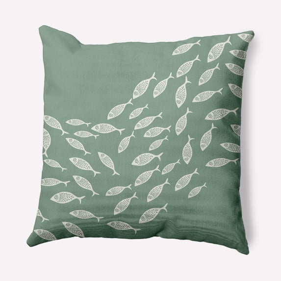 Simply Daisy 18" x 18" Escuela Nautical Decorative Indoor Pillow