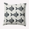 thumbnail image 1 of Simply Daisy 18" x 18" Fish Tales Nautical Decorative Indoor Pillow, 1 of 3