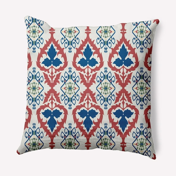 Simply Daisy 18" x 18" French, Country Blue Polyester Throw Pillow