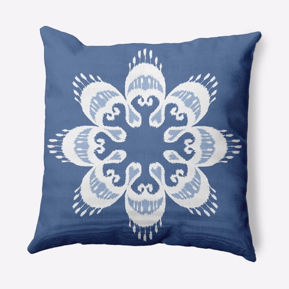 Simply Daisy 18" x 18" French, Country Blue Polyester Throw Pillow