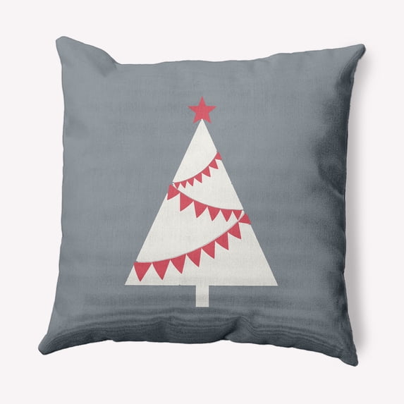 Simply Daisy 18" x 18" Garland Tree Decorative Throw Pillow