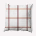 thumbnail image 1 of Simply Daisy 18" x 18" Geometric Decorative Throw Pillow, Pomegranate, 1 of 4
