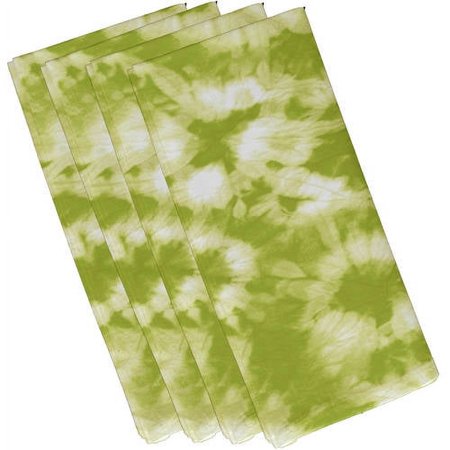 Simply Daisy 18" x 18" Green Chillax Napkins, Set of 4