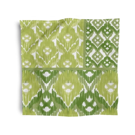 Simply Daisy 18" x 18" Green Free Spirit Napkins, Set of 4