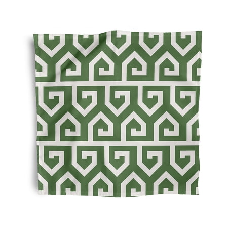Simply Daisy 18" x 18" Green Keyed Up Napkins, Set of 4