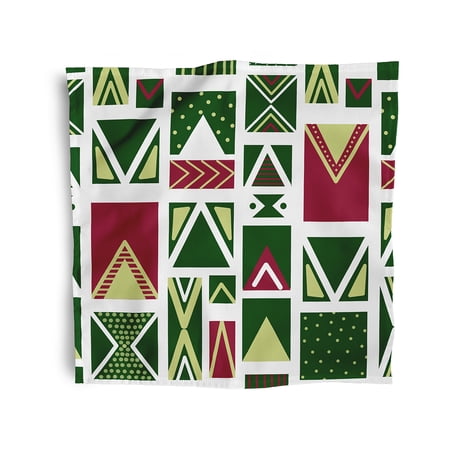 Simply Daisy 18" x 18" Green Merry Susan Napkins, Set of 4