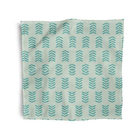 Simply Daisy 18" x 18" Green Petal Pusher Napkins, Set of 4
