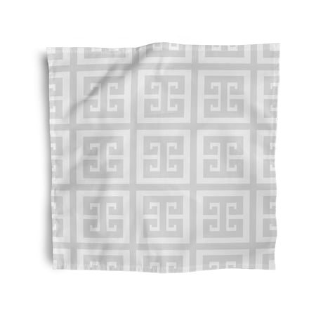 Simply Daisy 18" x 18" Grey Geometric Napkins, Set of 4