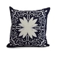 thumbnail image 1 of Simply Daisy, 18 x 18 Inch, Cuban Tile 1, Geometric Print Pillow, Navy Blue, 1 of 2