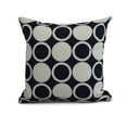 thumbnail image 1 of Simply Daisy, 18 x 18 Inch, Small Modcircles, Geometric Print Pillow, Navy Blue, 1 of 2