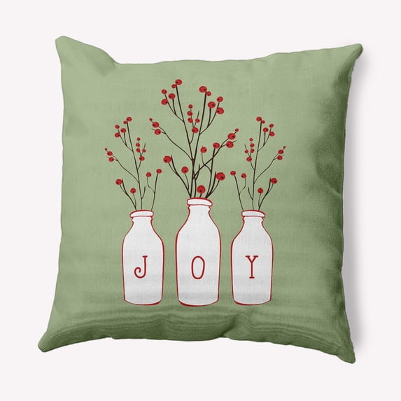 Simply Daisy 18" x 18" Joy Decorative Throw Pillow