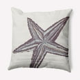 thumbnail image 1 of Simply Daisy 18" x 18" Large Starfish Nautical Indoor/Outdoor Throw Pillow, 1 of 3