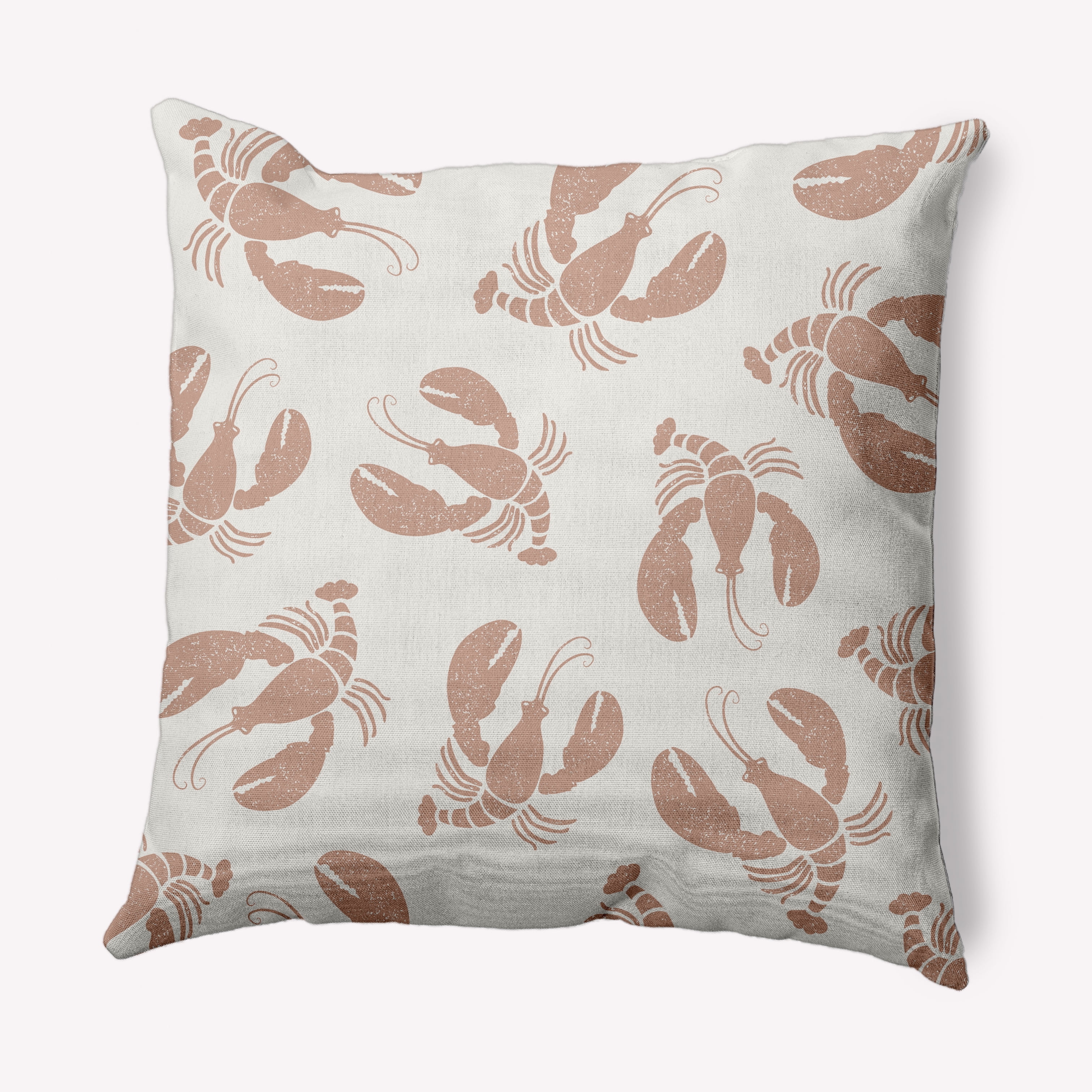 Simply Daisy 18" x 18" Lobster Fest Nautical Indoor/Outdoor Throw Pillow