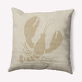thumbnail image 1 of Simply Daisy 18" x 18" Lobster Nautical Decorative Indoor Pillow, 1 of 3