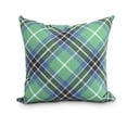 thumbnail image 1 of Simply Daisy, 18" x 18"Mad for Plaid Navy Blue Holiday Print Decorative Outdoor Throw Pillow, 1 of 1